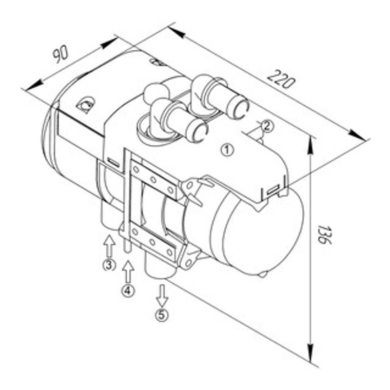 Autoterm Flow 5 KW 24 Volt