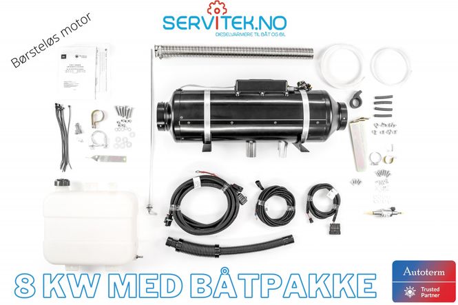 Hovedbilde Autoterm Air 8 KW 12 Volt med båtpakke